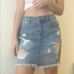 Denim skirt